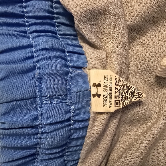 Blue Under Armour athletic shorts, size small, great for gym or casual wear. - Picture 2 of 4